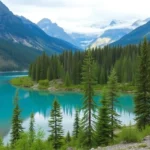 Driving Route from Whistler to Jasper through Wells Gray Park